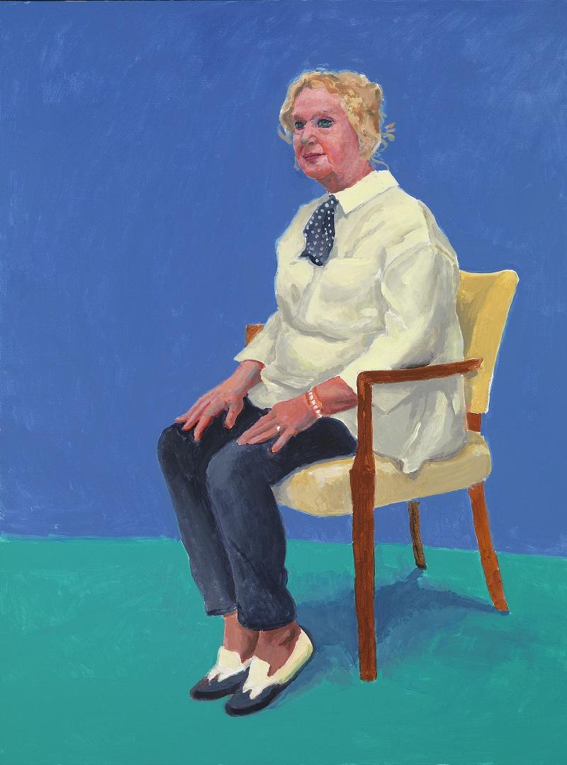David Hockney Ra 82 Portraits And 1 Still Life Royal Academy